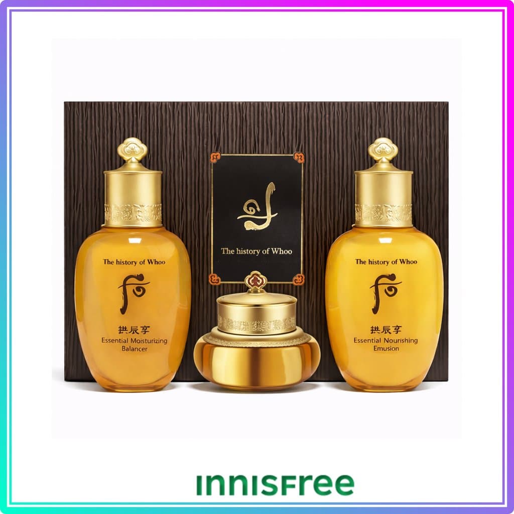 [The Whoo] Kit De Presente Especial GongJinHyang 3 Unidades (Balancer 20ml + Emulsão Creme 4ml) # 227