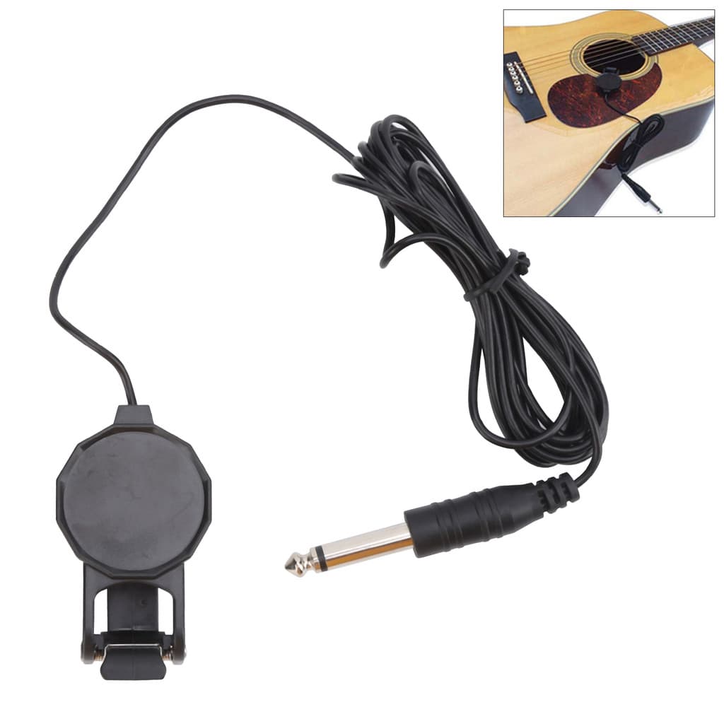 [peth] ClipOn Captador Microfone Piezo Violino Guitarra Acústica Ukulele Acessórios Para Instrumentos Musicais