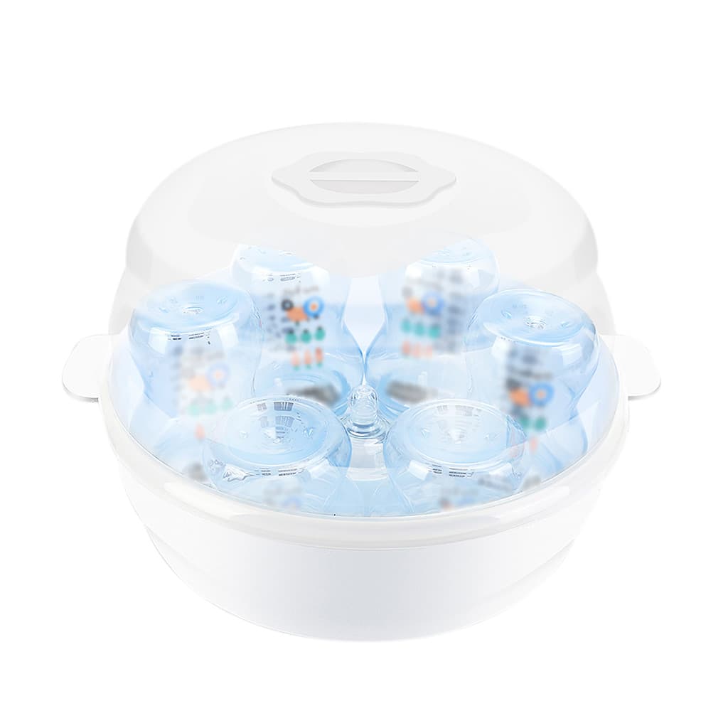 [Xstu-Fast ship] Esterilizador De Mamadeira De Micro-Ondas A Vapor Cabe Em 6 Mamadeiras Para Chupetas , Copos , Desinfec