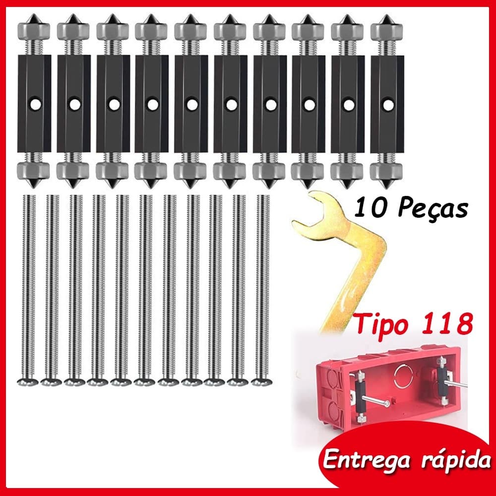 Reparo de dispositivos de cassete/caixa elétrica 118 tipos 10PCS ferramentas interruptor e soquete eletricista ajustável