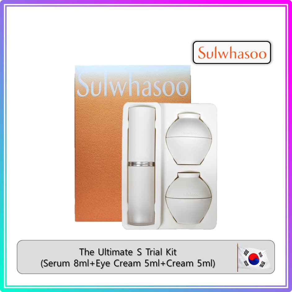 [Sulwhasoo] Kit De Teste The Ultimate S (Soro 8ml + Creme Para Os Olhos 5ml 5ml) # 210