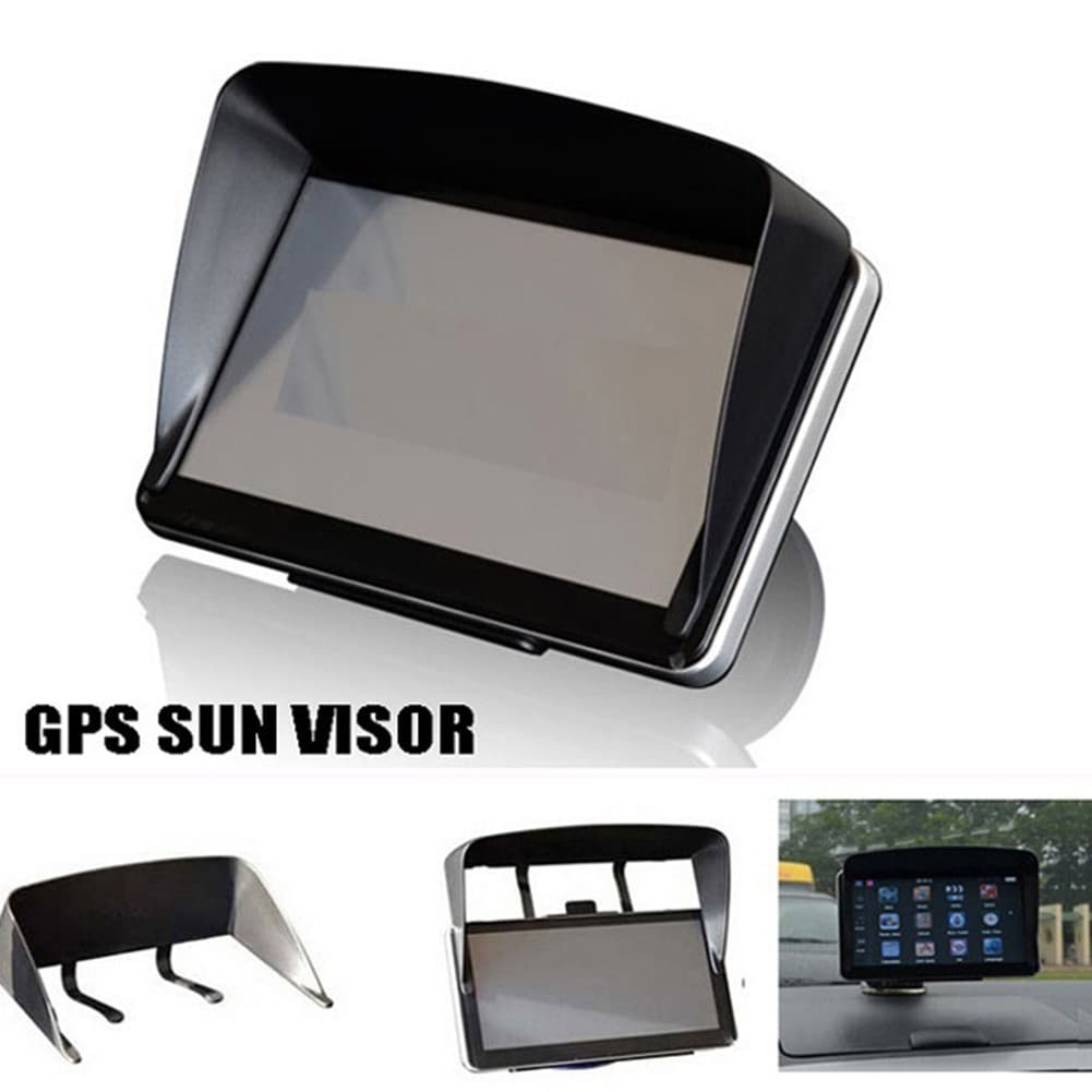 [SKI] Tela De 5/7 Polegadas Protetor Solar Viseira Escudo Carro GPS Bloco De Cobertura Acessórios Para Tampa Cega