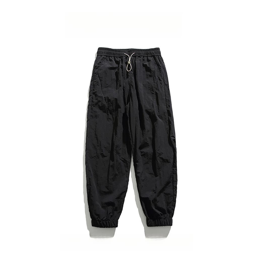 WASSUP PANDA Calças de seda gelo de secagem rápida masculinas verão fino solto calças esportivas casuais Street Wear tor