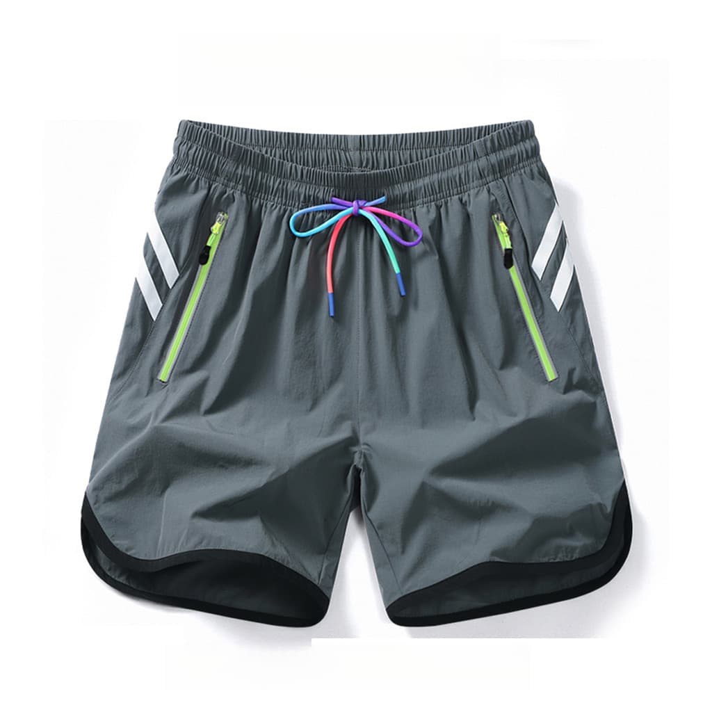 WASSUP PANDA Shorts esportivos de seda gelada de secagem rápida masculino verão solto respirável corrida Fitness treinam
