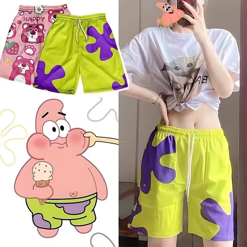 Shorts de exportação de comércio exterior masculino verão estilo fino seda gelo em linha reta calças de perna média espo