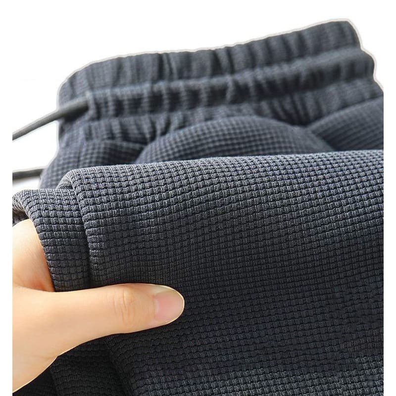 Calça de moletom pesada masculina Waffle calças retas primavera outono inverno 2026 novo estilo velo-velo calças esporti