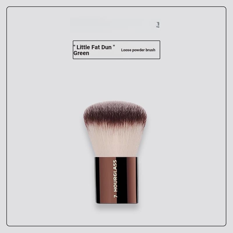 HG7 pincel de pó solto pincel de maquiagem portátil pequeno Blush escova de fixação pincel de maquiagem gordinho pincel