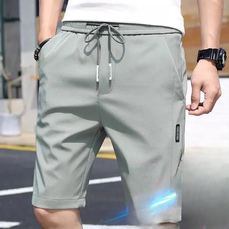 Verão gelo seda ar condicionado esportes Shorts de secagem rápida Ultra-fino gelo masculino solto fino Casual gelo senti