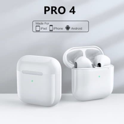 Pro 4 Fones De Ouvido Sem Fio Bluetooth TWS Mini Sports Deep Bass HiFi Som Estéreo Para Jogos Com Redução De Ruído Estáv