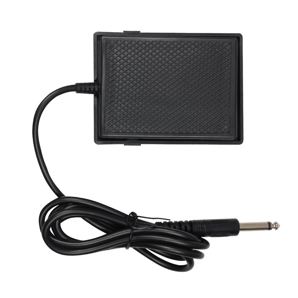 Pedal de Sustain para Piano em ABS Preto - Acessório Musical para Teclado Eletrônico Roland