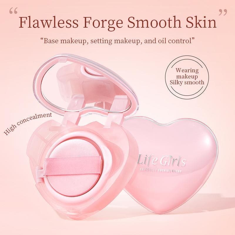 Base Milky Way Air Cushion-Corretivo Hidratante , Leve E De Longa Duração , Com Acabamento Natural , Sem Óleo