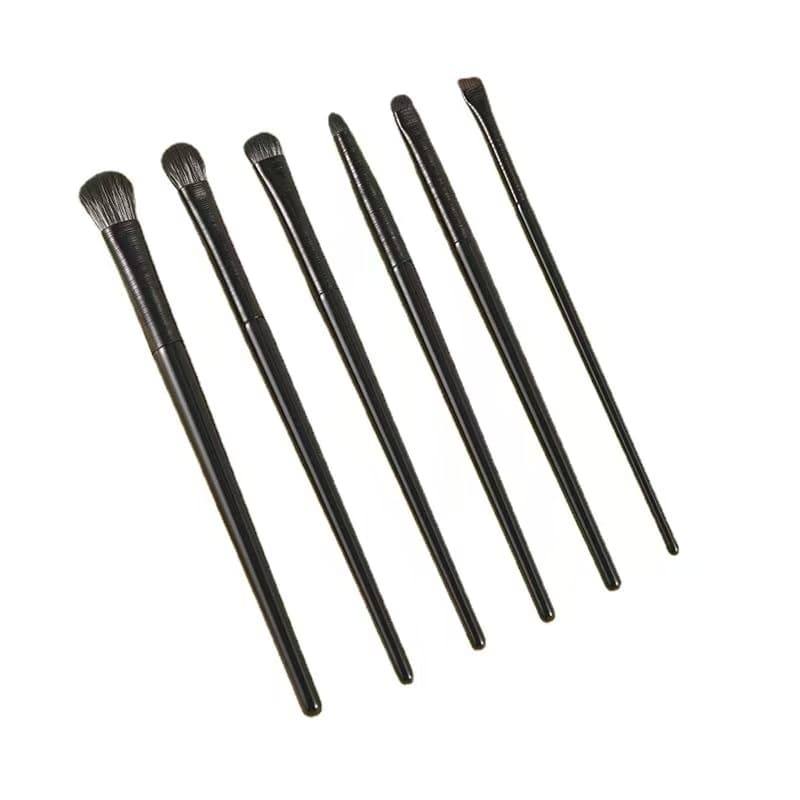 Conjunto De Pincéis Para Sombra-6 Peças , Delineador Profissional Maquiagem Dos Olhos E Detalhados