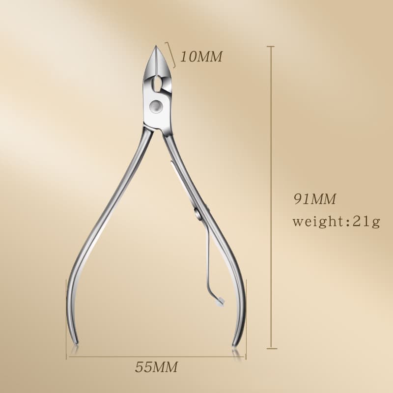 Alicate de Unha de Aço Inoxidável para Remover Células Mortas Da Pele, Ferramenta Portátil de Corte de Unhas, Alicate de