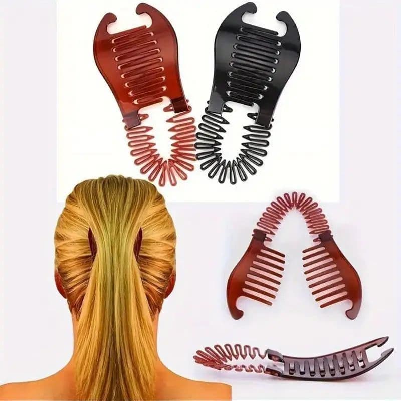 Grampo De Cabelo De Banana Preguiçoso , Acessório Multifuncional Fácil De Usar , Ferramenta Updo Para Modelagem , Pente