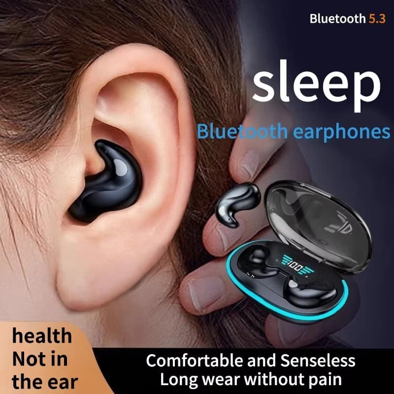 Fones de ouvido sem fio Bluetooth 5.3 X55 Mini à prova d'água, com redução de ruído, alta qualidade, para esportes,