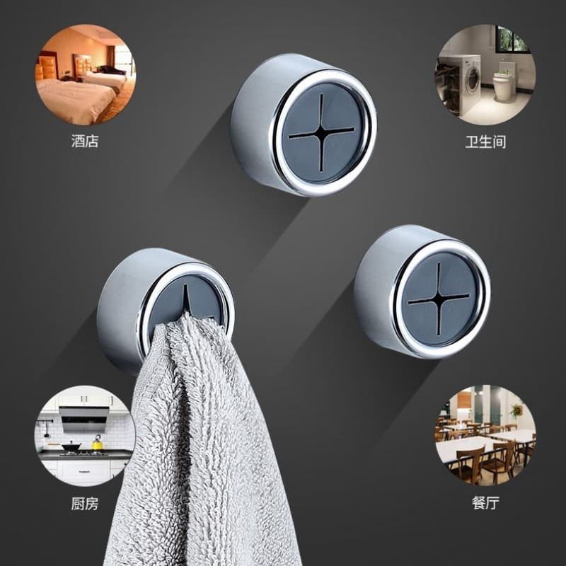 Novo Conjunto de 3 Clipes de Armazenamento para Pano de Louça sem Furar, Clipes para Pano de Cozinha, Ganchos para Luvas
