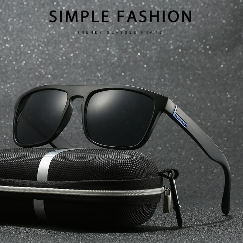 Moda Quadrada Masculina Óculos De Sol Pesca Acampamento Caminhadas Qualidade Sombra Para Homens Mulheres Proteção UV