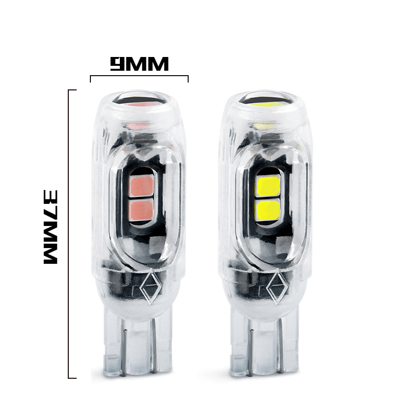 Novo Pacote Com 4 Lâmpadas Led Ajustáveis Para Motocicletas, Com 5 Chips Led Por Lâmpada E Terminais T10/T15