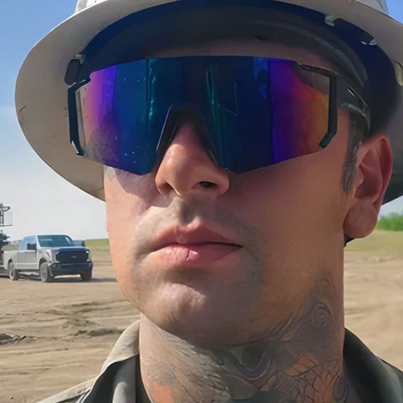 Óculos De Sol Uv400 Unissex Para Ciclismo, Proteção Para Esportes Ao Ar Livre E Contra poeira