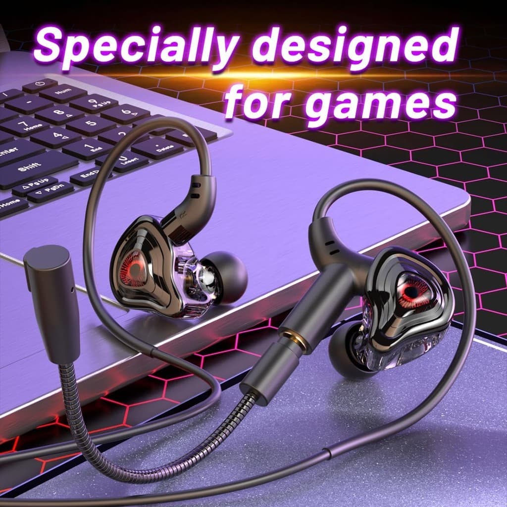 SPRISE G59 Fones De Ouvido Intra-Auriculares Para Jogos 3.5 Mm Tipo C Microfone USB-Com Cancelamento De Ruído E Fio