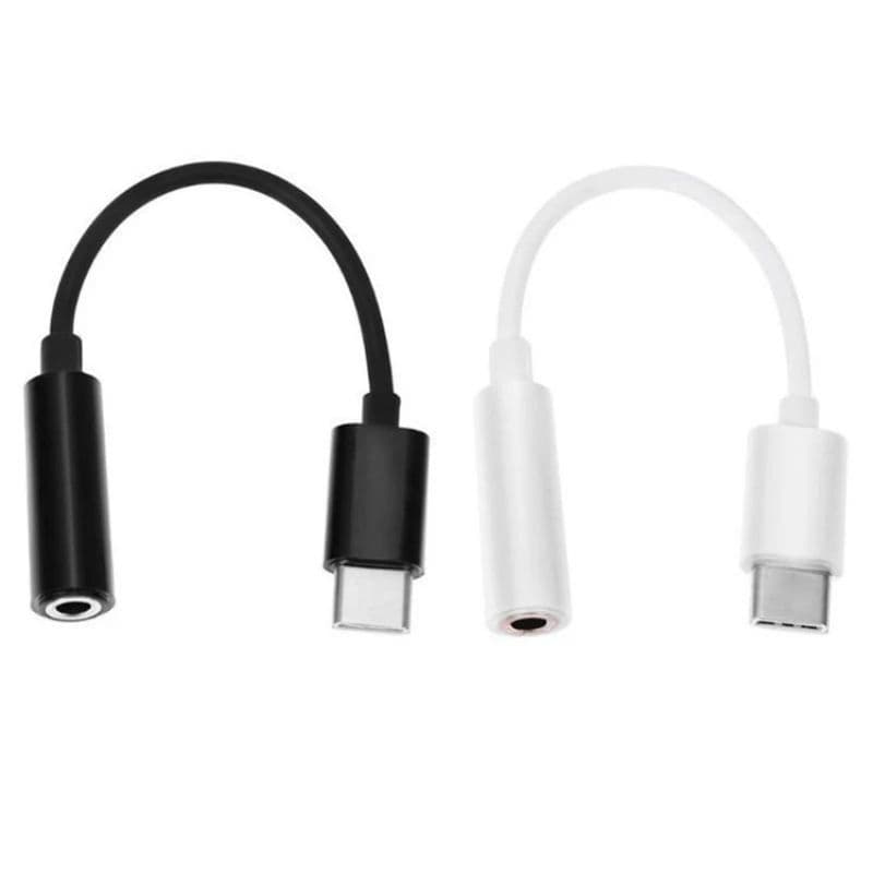 Adaptador de Tipo-C para Jack de Fone de Ouvido de 3,5 mm, Conversor de Fone de Ouvido para Celular, Adequado para Cabo