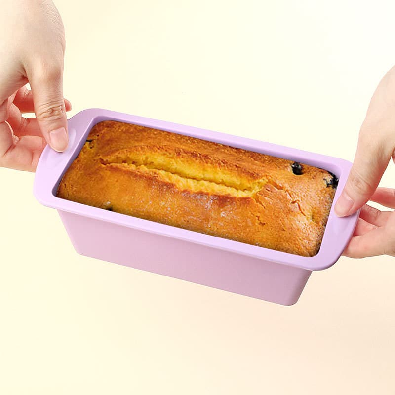 Novo Novo Ferramentas de Confeitaria Pequena Forma de Silicone para Pão Retangular Molde de Bolo de Longa Forma Super