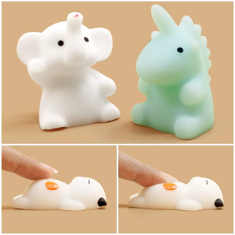 Squishies Kawaii Mochi – 30 Peças De Alívio De Estresse De Animais Fofos Para Crianças , Lembrancinhas E Presente De Ani