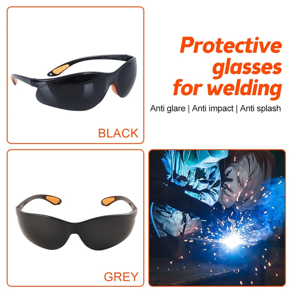Novo Visor de Óculos para Soldagem – Proteção UV, Antirreflexo, Óculos de Proteção Resistente a Impactos para