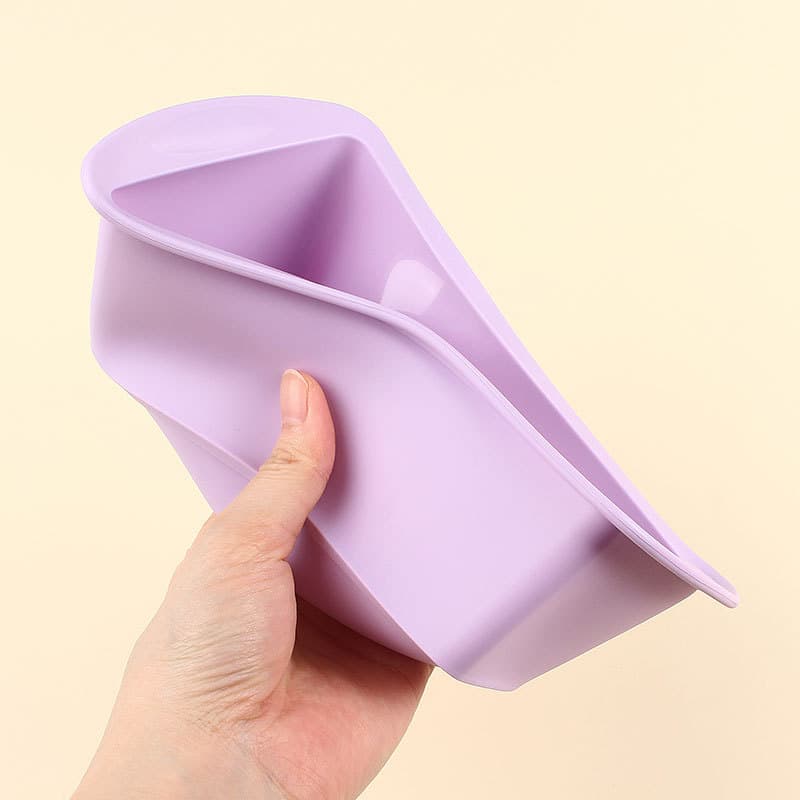 Forma de silicone para pão, pequena, retangular, ideal para bolos e pães, ferramenta de confeitaria moderna.