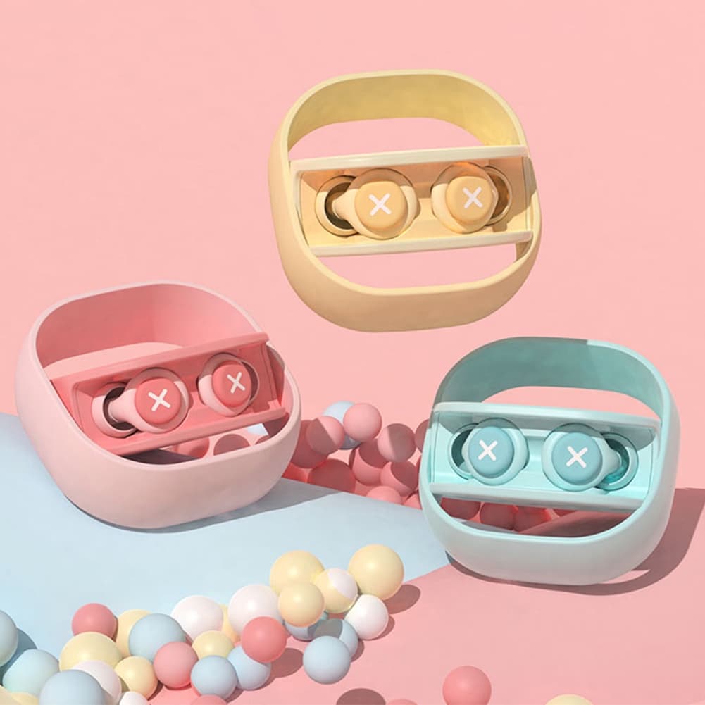 Protetores Auriculares de Silicone Isolamento Acústico Redução de Ruído com Protetor de Espuma Macia para Ouvidos