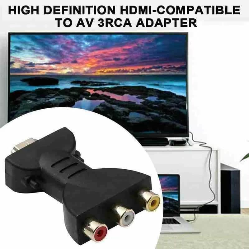 [Shopee Choice] Sinal Digital AV 1080p Adaptador HDMI Para VGA Conversor 3RCA