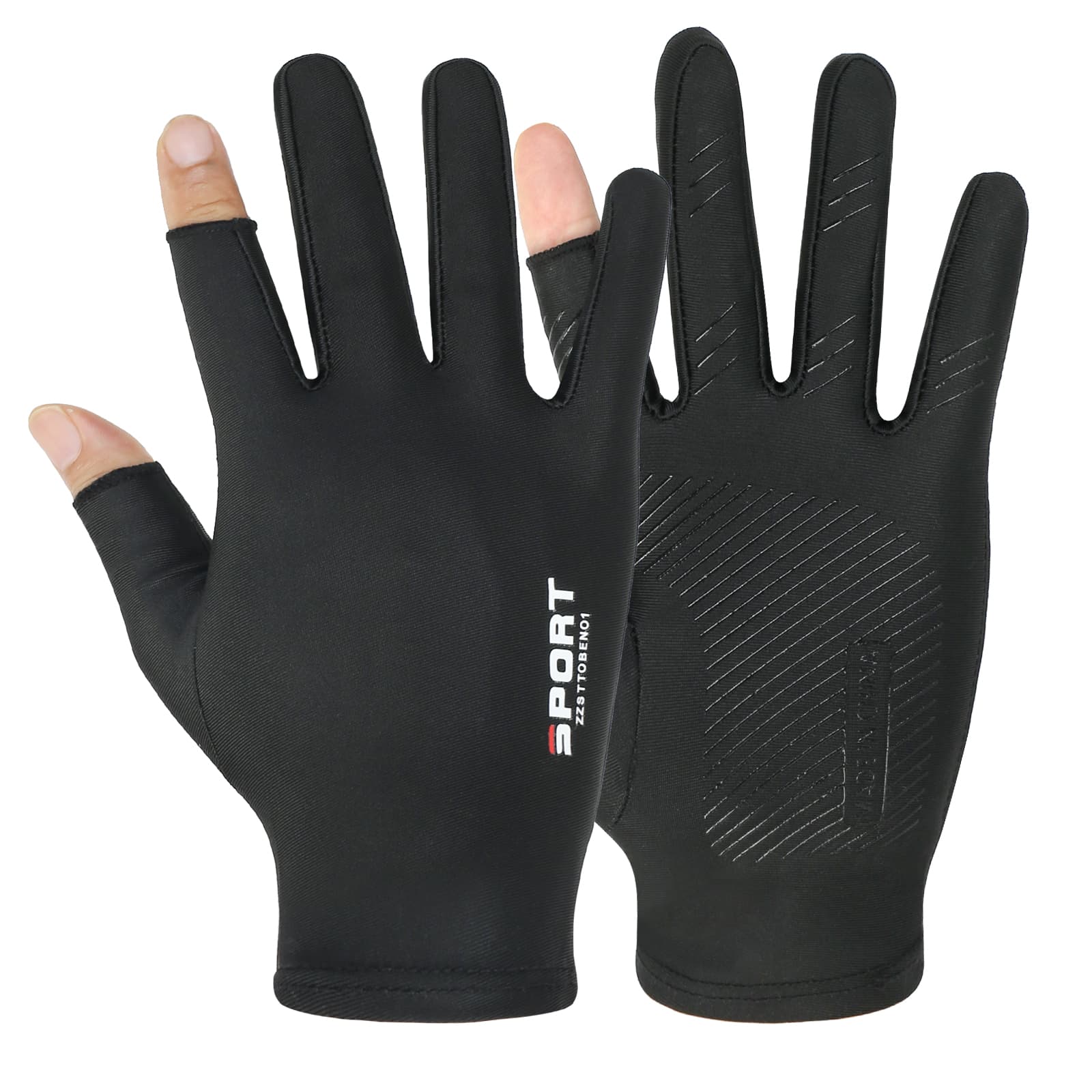 Luvas Antiderrapantes Geladas , De Motocicleta Para Andar De Pesca Proteção Solar Universais Masculinas E Femininas