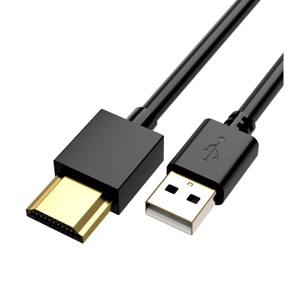 Novo Laptop de Dispositivo Inteligente Cabo de Alimentação Cabo HDMI Masculino-Feminino Cabo HDMI para USB Cabo USB para