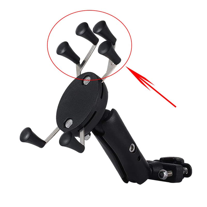10 Pçs Silicone Suporte Do Telefone Caso Capa Para Bicicleta Acessórios Da Motocicleta