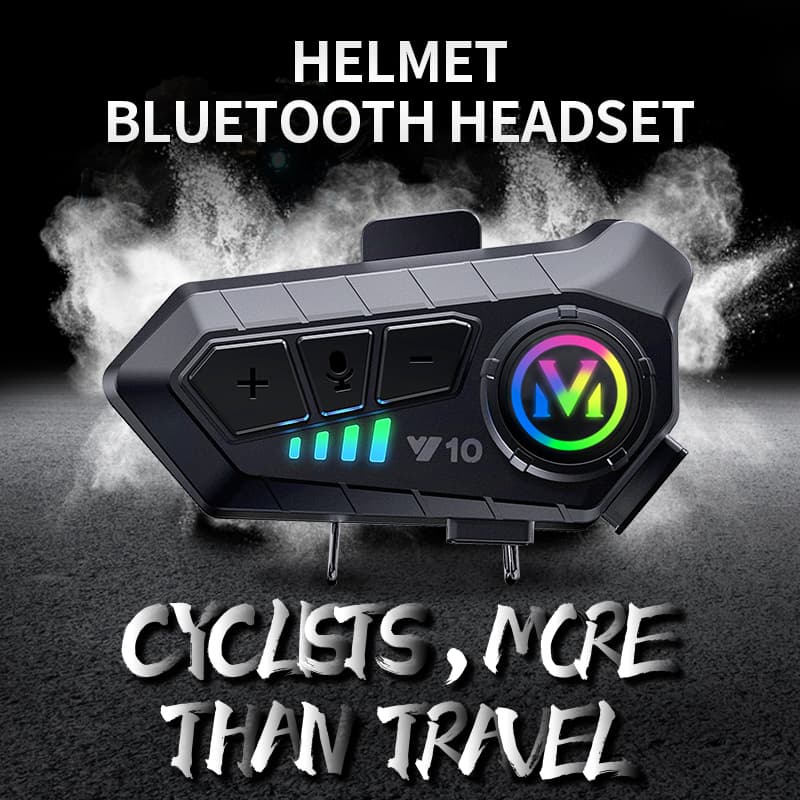 Y10 Fones De Ouvido Capacete Da Motocicleta Bluetooth Metade Completa À Prova Dwaterproof Água Redução Ruído Super Longa
