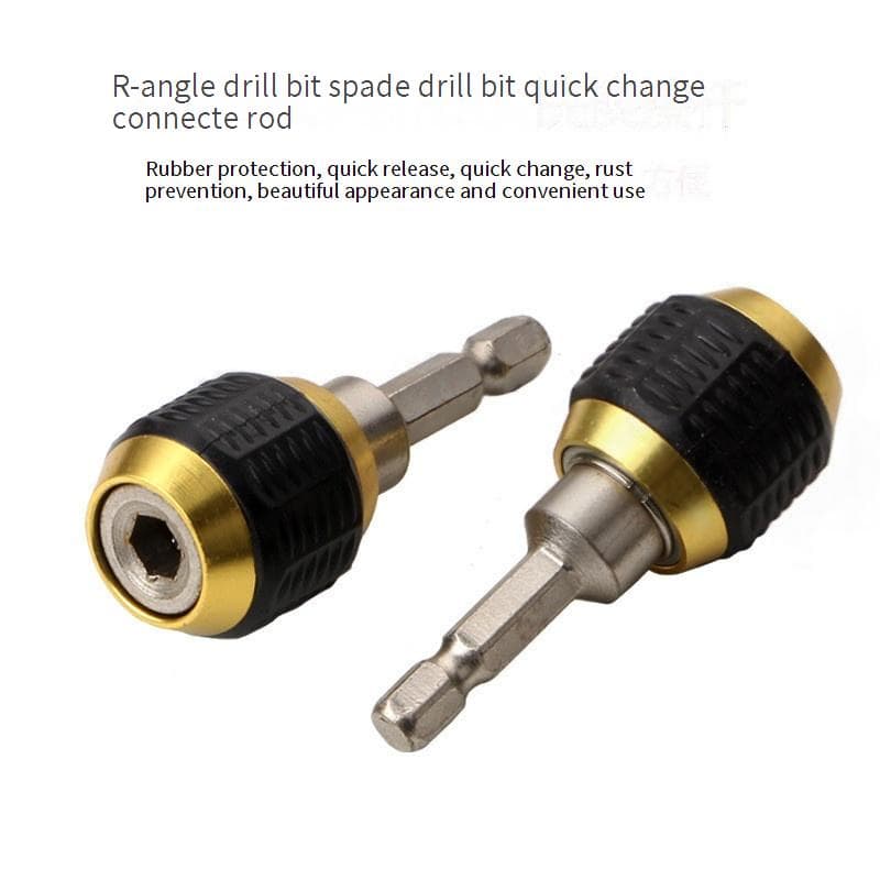 Adaptador De Haste Hexagonal De Troca Rápida De 60 Mm De Uma Peça , Mandril De Broca De 3 Mandíbulas Para De Conexão De