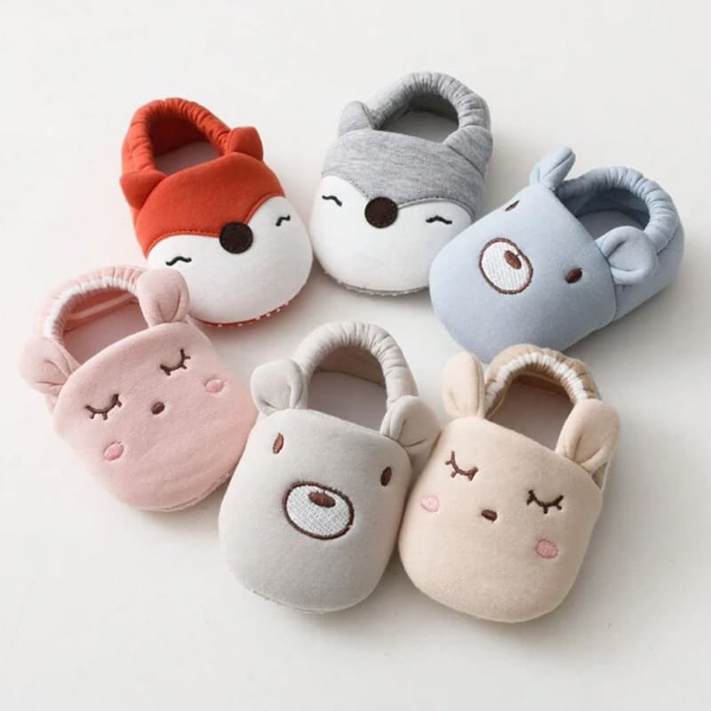 Sapatos Antiderrapantes Para Bebês , Primeiros Caminhantes – Com Sola Macia Crianças De 0 A 12 Meses Infantis Meninos E