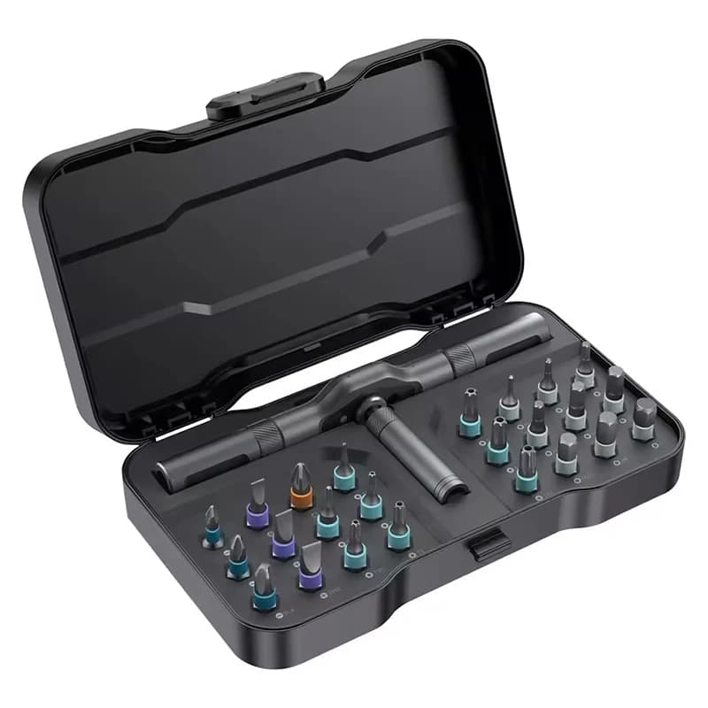 Multi Finalidade 24 Em 1 Chave De Catraca Conjunto De Fenda Com Bits Magnéticos Ferramentas Manuais De Precisão Para Rep