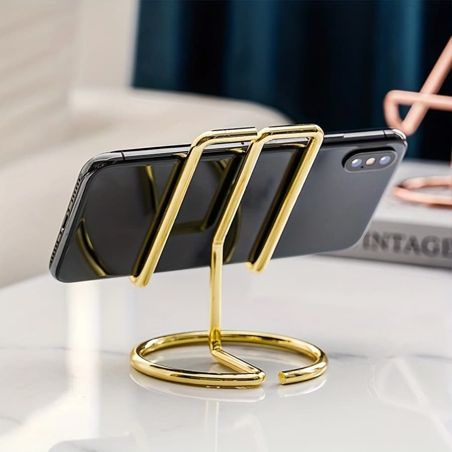 Suporte dourado para celular, estrutura de suporte para mesa, Tablet pequeno, ipad, Universal, escritório, Rack de armaz