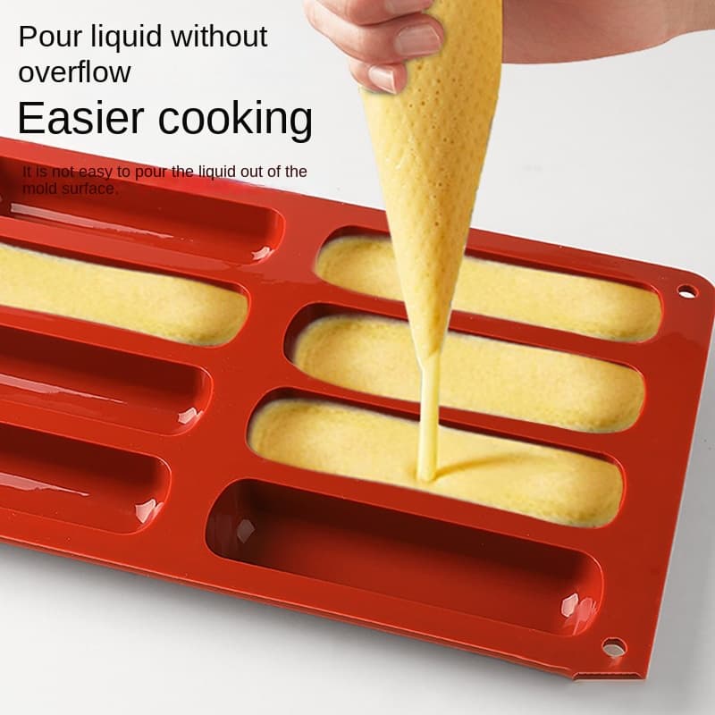 Molde De Silicone – Cookies Em Forma De Dedo, Doces De Cera, Maker De Chocolate E Picolé Com 15 Cavidades