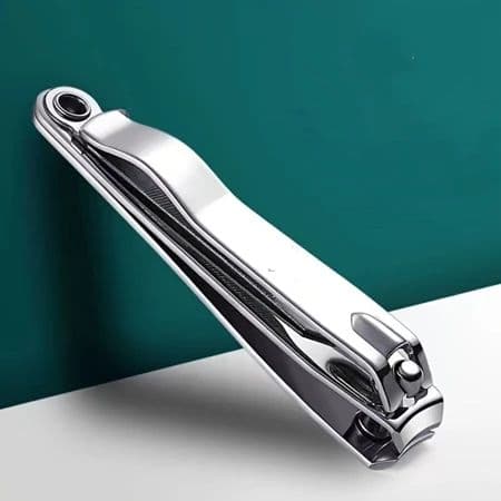 Alicate de Unha de Aço Inoxidável com Abertura Larga para Cortar Unhas, Ferramentas para Cortar Unhas de Mão e Tesoura