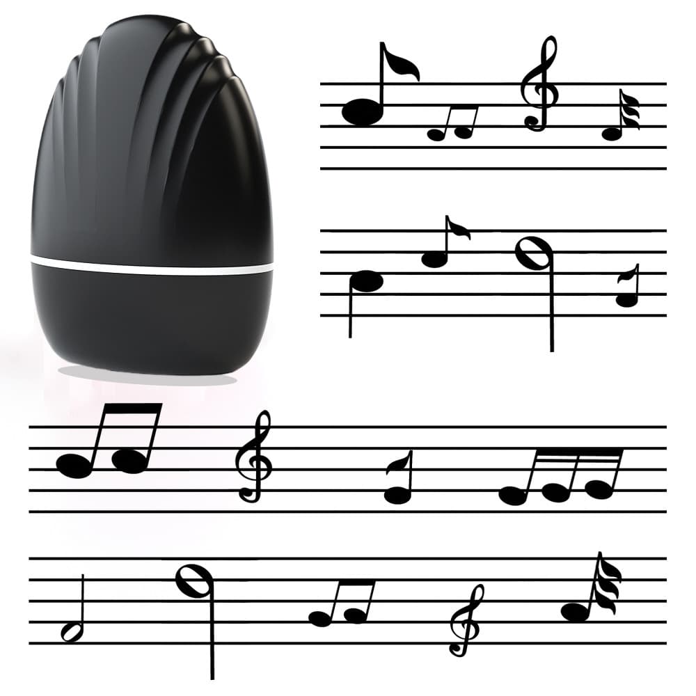 Carimbo De Rolo De Partitura Musical | Ferramenta De Notação De 5 Linhas Para Marcação De Notas E Diários DIY