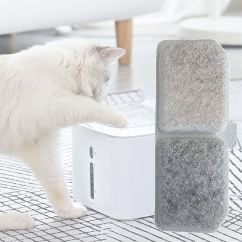 10 Pçs Gato Fonte De Água Filtro Filtros Substituição Pet Potável Dispensador Acessórios