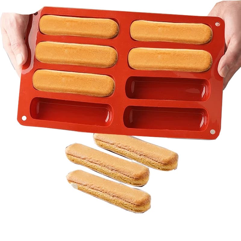 Novo Molde de Silicone – Biscoitos em Forma de Dedo, Doces de Cera, Chocolates e Fabrica de Picolé com 15 Cavidades