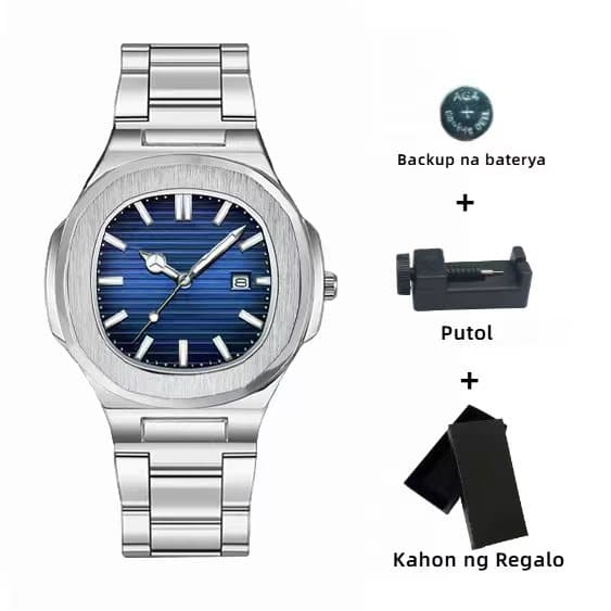 Relógio Ultra Fino com Pulseira de Aço para Homens e Mulheres, Novo Design Fashionável, Uso Casual Diário.