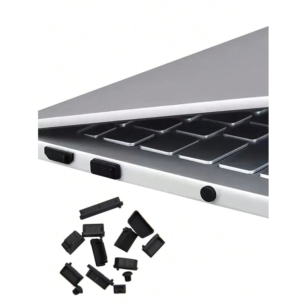 Protetores de Porta de Silicone para Laptop - Plugues de Poeira HDMI USB DP para PC e MacBook, 10/16 Peças Acessórios