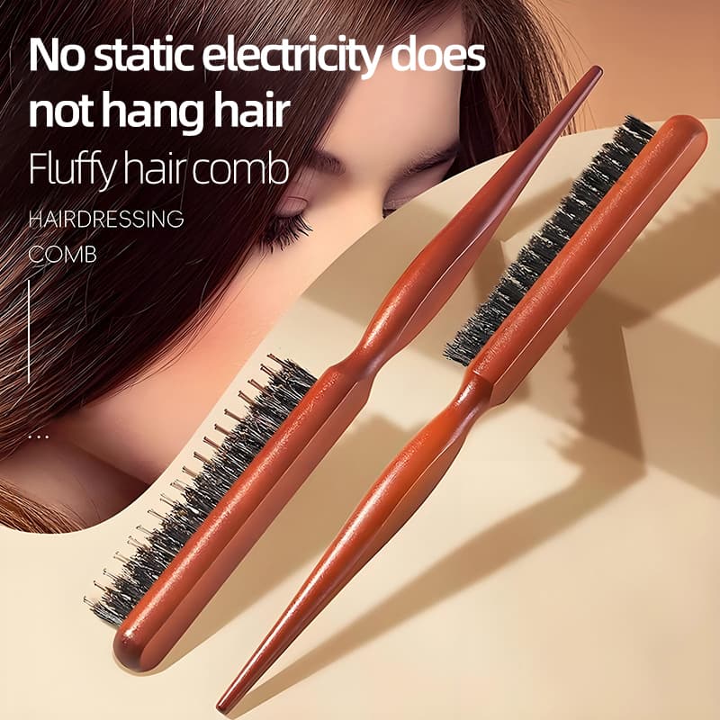 1Pc Madeira Porco Juba Cabeça Escovação Barba Corte De Cabelo Limpeza Pescoço Varrendo Sólido