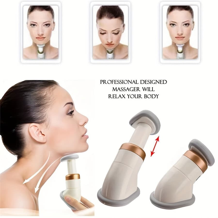 Novo Exercitador de Pescoço Slim, Massageador de Queixo para Linhas no Pescoço, Antienvelhecimento, Ferramenta de