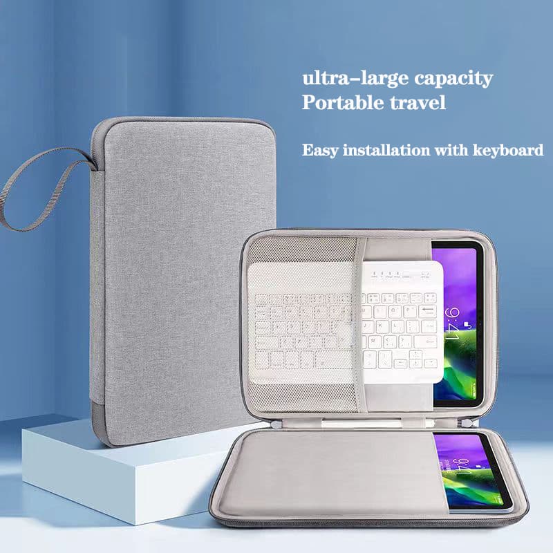 Capa para iPad de 10,9/12,9 polegadas - Sleeve protetora à prova de choque para iPad Air 4/Pro, bolsa leve de mão