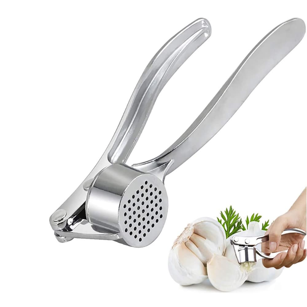 Profissional de aço inoxidável triturador de alho, braçadeira de alho manual, descascador de alho, triturador de alho